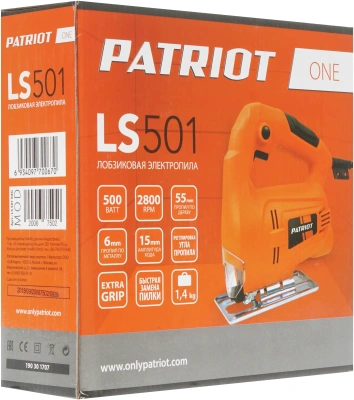 Лобзик Patriot LS 501 500Вт 3000ходов/мин от электросети
