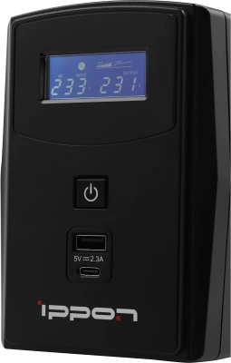 Источник бесперебойного питания Ippon Back Power Pro II 500 300Вт 500ВА черный