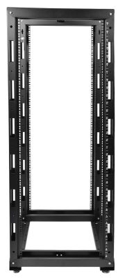 Стойка двухрамная ЦМО СТК-24.2-9005 24U 620ммX800мм направл.под закл.гайки 250кг черный