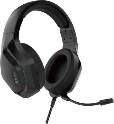 Наушники с микрофоном Оклик HS-L600G черный 2.2м мониторные USB оголовье (1939588)