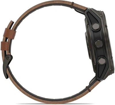 Смарт-часы Garmin Fenix 8 Pro 51мм 1.4" AMOLED корп.серый рем.песочный разм.брасл.:135-225мм (010-03199-40)