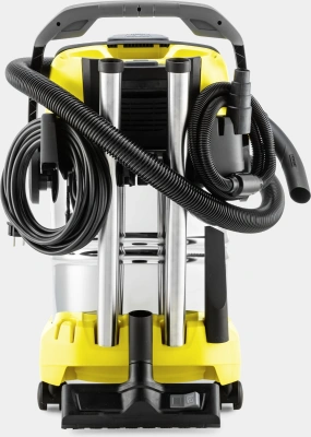 Строительный пылесос Karcher WD 6 P S V-30/6/22/T 1300Вт (уборка: сухая/влажная/выдув/сбор воды) желтый