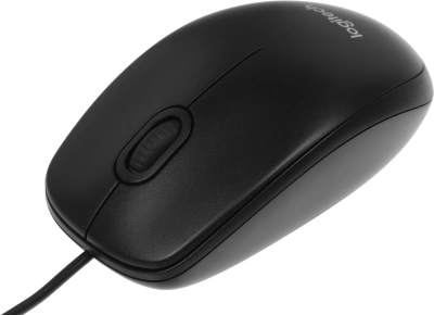 Мышь Logitech M100r черный оптическая 1000dpi USB 2but (910-006765)
