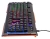 Клавиатура Оклик 710G BLACK DEATH черный/оранжевый USB Multimedia for gamer LED (476393) кабель 1.5м