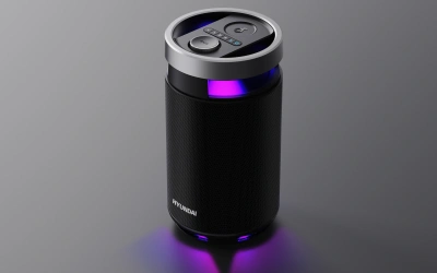 Минисистема Hyundai Select H-MC1241 черный 90Вт USB BT