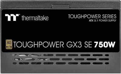 Блок питания Thermaltake ATX 750W Toughpower GX3 SE Gen.5 80+ gold (20+4pin) APFC 120mm fan 3xSATA RTL