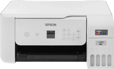 МФУ струйный Epson EcoTank L3266 (C11CJ66416) A4 WiFi белый