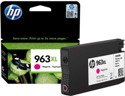 Картридж струйный HP 963XL 3JA28AE пурпурный (1600стр.) для HP OfficeJet Pro 901x/902x HP