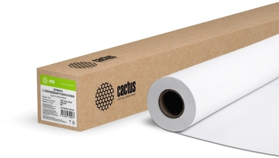 Бумага Cactus CS-PG200-106730 42"(A0+) 1067мм-30м/200г/м2/белый глянцевое универсальная (с покрытием)