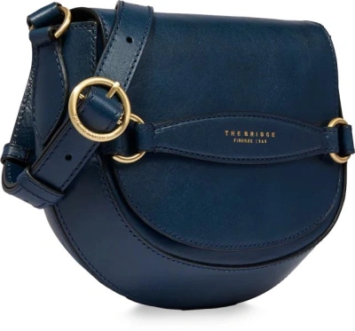 Сумка женская The Bridge Bettina 04371201/YH темно-синяя натур.кожа