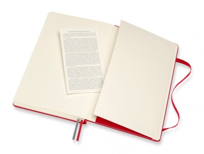 Блокнот Moleskine CLASSIC EXPENDED QP060EXPF2 Large 130х210мм 400стр. линейка твердая обложка красный