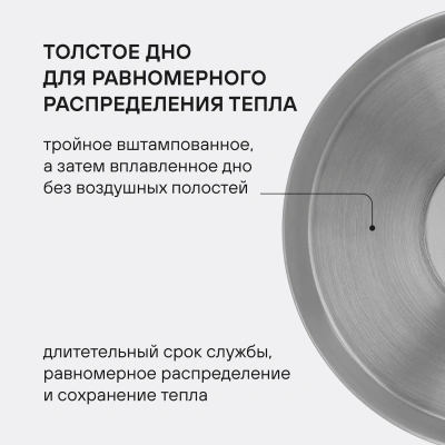 Набор посуды Rondell Stark RDS-2010 3 предмета