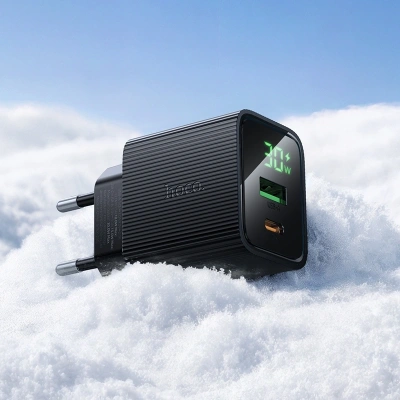 Сетевое зар./устр. Hoco CS84A Excellent PD30W+QC3.0 30W 3A (PD+QC) универсальное черный (64554)