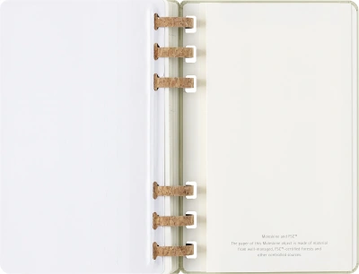 Еженедельник Moleskine ACADEMIC SPIRAL Large 150х210мм 200стр. спираль киви