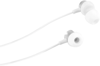 Гарнитура внутриканальные Оклик HS-S-240 1.2м белый проводные в ушной раковине (SS-E086)