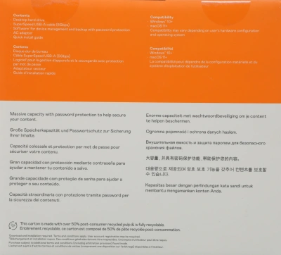 Жесткий диск WD USB3.0 22TB WDBBGB0220HBK-EESN My Book 3.5" черный