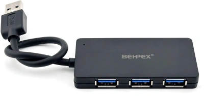 Разветвитель USB 3.0 BPH-3013 4порт. черный