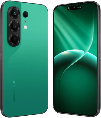 Смартфон Tecno Camon 50 256Gb 8Gb зеленый моноблок 3G 4G 6.78" 1208x2644 Android 16 50Mpix 802.11 a/b/g/n/ac NFC GPS GSM900/1800 GSM1900 Protect