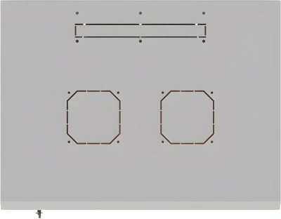 Шкаф коммутационный Suprlan ТВЛ-9U-600-450-СР (05-1093) настенный 9U 600x450мм пер.дв.стекл направл.под закл.гайки 70кг RAL 7035 385мм 19кг 500мм металл
