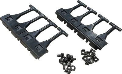 Кабельный органайзер Вертикальный Lanmaster LAN-DC-CB-4U-PF/S гребенка 4U глуб.:106мм