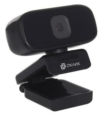 Камера Web Оклик OK-C015HD черный 1Mpix (1280x720) USB2.0 с микрофоном