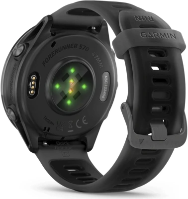 Смарт-часы Garmin Forerunner 570 47mm 47мм 1.4" AMOLED корп.черный рем.черный (010-02971-00)