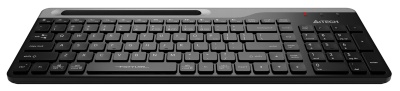 Клавиатура A4Tech FBK25 черный/серый USB беспроводная BT/Radio slim Multimedia (FBK25 BLACK)