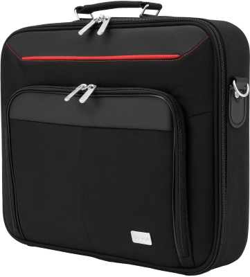 Сумка для ноутбука 15.6" Digma HC-211 черный/красный полиэстер (HC211BKR)