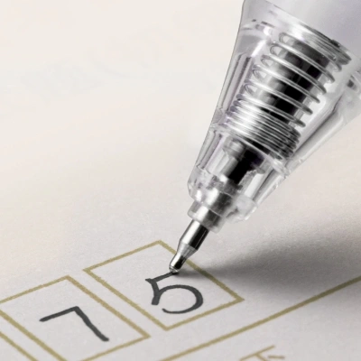 Ручка гелев. автоматическая Deli SA68 прозрачный/белый d=0.5мм черн. черн. карт.уп. резин. манжета