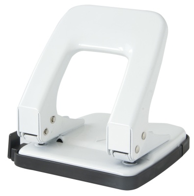 Дырокол Deli E0138 макс.:35лист. металл ассорти отв.:2 с линейкой