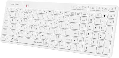 Клавиатура A4Tech FBK27C AS белый USB беспроводная BT/Radio slim Multimedia