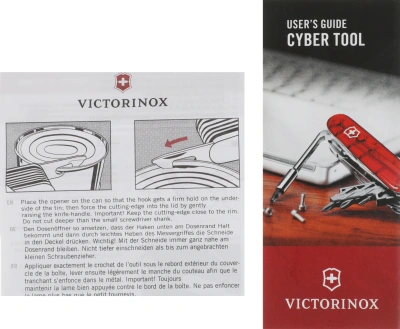 Нож перочинный Victorinox CyberTool L (1.7775.T) 91мм 39функц. красный полупрозрачный карт.коробка