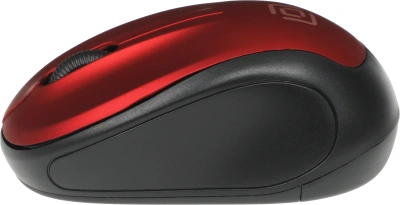Мышь Оклик 665MW черный/красный оптическая 1600dpi беспров. USB для ноутбука 3but (1025135)