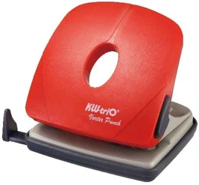 Дырокол Kw-Trio Vortex Medium 096P0 макс.:25лист. металл/пластик разные варианты цветов отв.:2 с линейкой