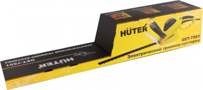 Триммер электрический Huter GET-7551 750Вт неразбор.штан. реж.эл.:нож