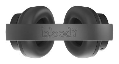 Наушники накладные A4Tech Bloody MH390 черный беспроводные bluetooth оголовье (MH390 BLACK)