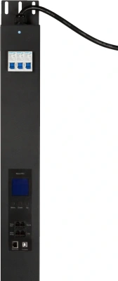 Блок распределения питания Lanmaster TWT-PDVMT3-6X36-16A верт.размещ. 6xC19 36xC13 с мониторингом 16A IEC 309 3м