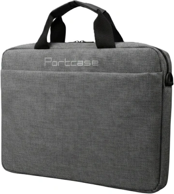 Сумка для ноутбука 14" Portcase KCB-164 серый полиэстер (KCB-164 GREY)