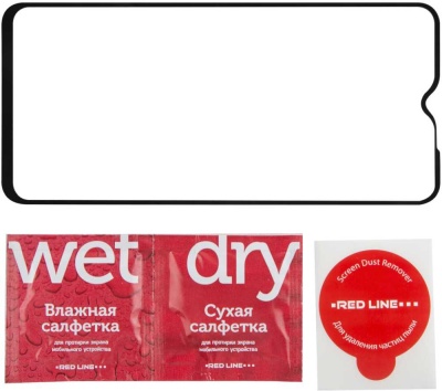 Защитное стекло для экрана Redline для Xiaomi Redmi 9 прозрачная 1шт. (УТ000020545)