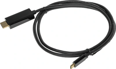 Кабель-переходник аудио-видео Buro USB Type-C (m)/HDMI (m) 1.5м. черный (BU-TYPEC-HDMI-1.5M)