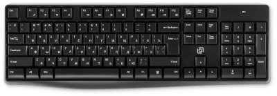 Клавиатура + мышь Оклик S260W клав:черный мышь:черный USB беспроводная Multimedia (2066170)