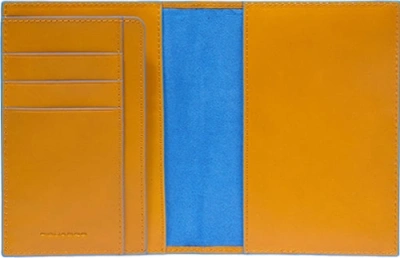 Обложка для паспорта Piquadro Blue Square PP1660B2/G желтый натур.кожа