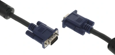 Кабель-удлинитель видео Premier 5-960EXT VGA (m)/VGA (f) 3м. феррит.кольца черный (5-960EXT 3.0)