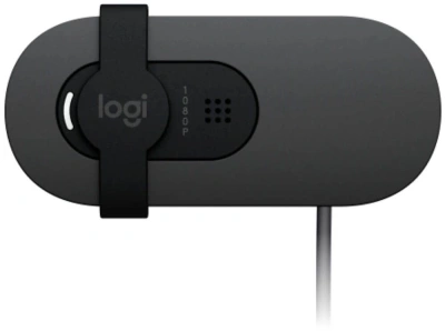 Камера Web Logitech Brio 95 графитовый 2Mpix (1920x1080) USB2.0 с микрофоном для ноутбука (960-001583)