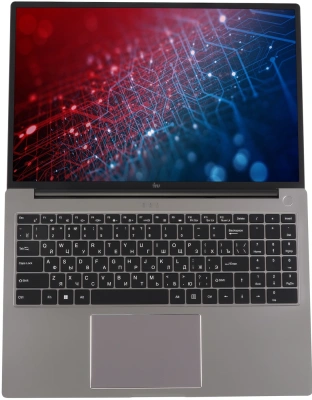 Ноутбук IRU Strato 16ALMR Core i5 12450H 16Gb SSD512Gb Intel UHD Graphics 16" IPS WQXGA (2560x1600) Windows 11 Pro silver WiFi BT Cam 5400mAh (2159330)