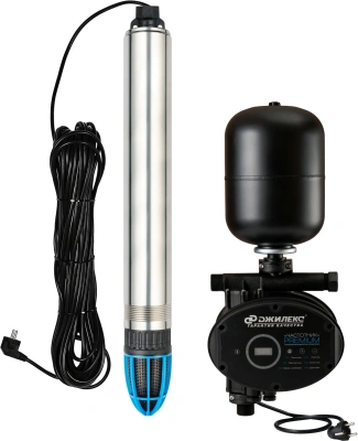 Насос садовый Джилекс Частотник Premium 55/75 900Вт 3300л/час центробежный (в компл.:Блок автоматики) (8102)