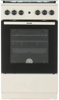 Плита Газовая Gorenje GG5A21BEF бежевый (стеклянная крышка) реш.чугун