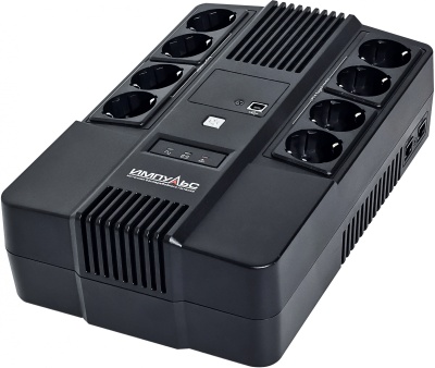 Источник бесперебойного питания Импульс Мастер 800 480Вт 800ВА черный