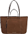 Деловая сумка тоут женская Piquadro Circle BD7136W92/MS с отделением для ноутбука 14" коричневая замша/натур.кожа