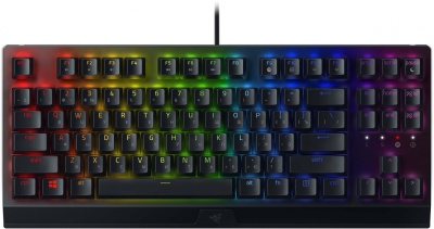 Клавиатура Razer BlackWidow V3 TKL механическая черный/черный USB Multimedia for gamer LED (RZ03-03490700-R3R1) кабель 1.8м